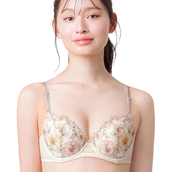 Amazon | [ウイング/ワコール] ブラジャー ふっくら自然なバストを